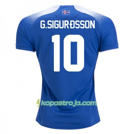 Billiga Fotbollströjor Island G.Sigurdsson 10 VM 2018 Hemma tröja